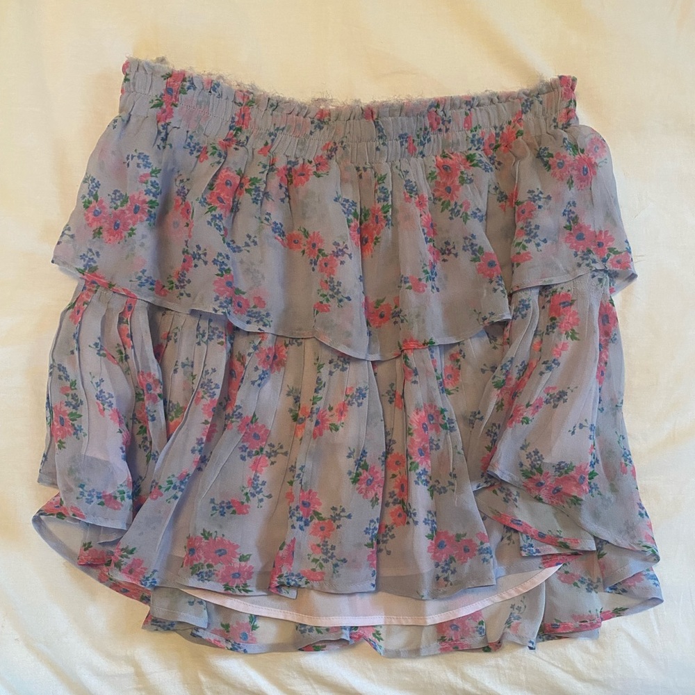 LoveShackFancy Ruffle Mini Skirt